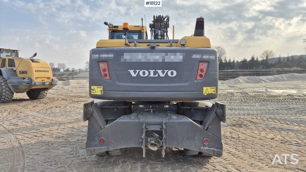 2014 Volvo EW160D Wheel Excavator