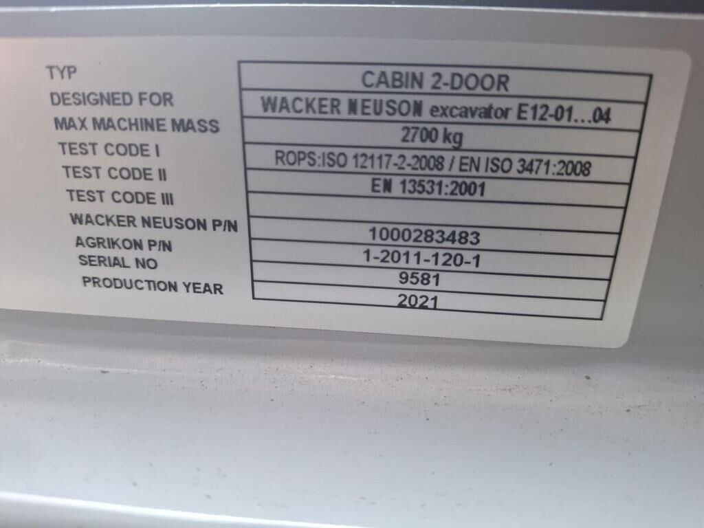 2021 Wacker Neuson ET24 Mini Excavator