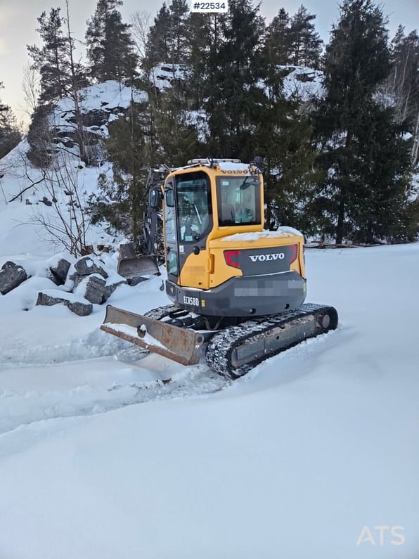 2018 Volvo ECR58D Mini Excavator