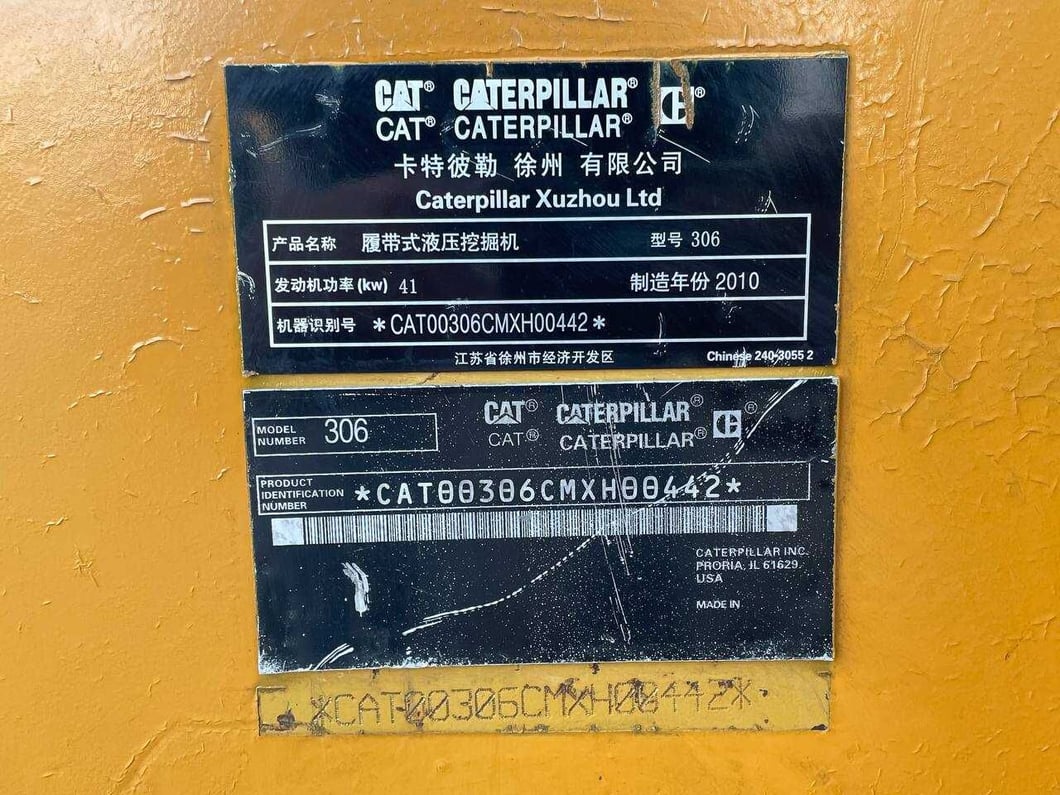 2010 Caterpillar 306 Crawler Excavator