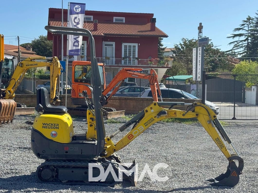 2012 Wacker Neuson 803 Mini Excavator