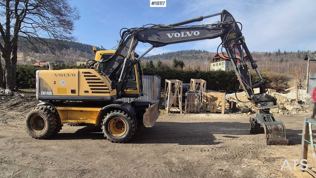 2005 Volvo EW140B Wheel Excavator