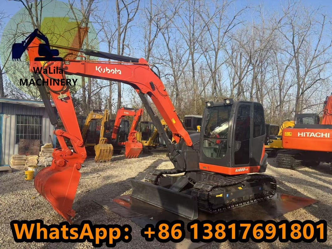 2023 Kubota KX080-4 Mini Excavator