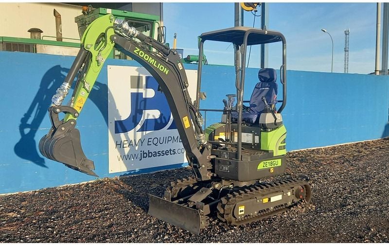 2025 Zoomlion ZE18GU Mini Excavator