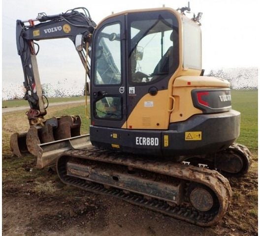 2014 Volvo ECR88D Mini Excavator