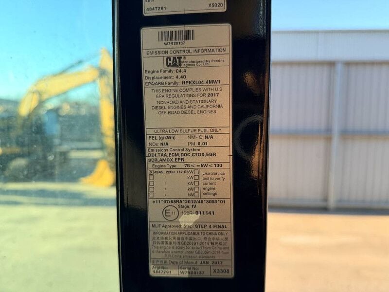 2017 Caterpillar M315F Wheel Excavator