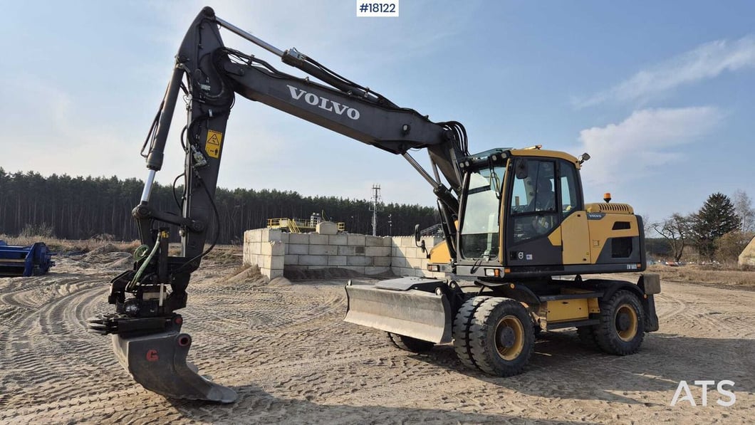 2014 Volvo EW160D Wheel Excavator