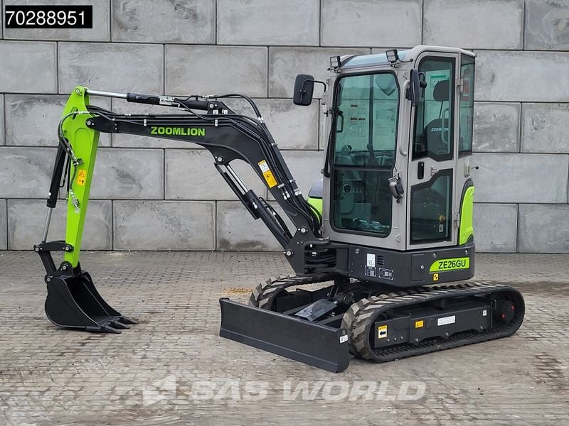 2025 Zoomlion ZE26GU Mini Excavator