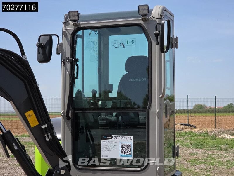 2024 Zoomlion ZE26GU Mini Excavator