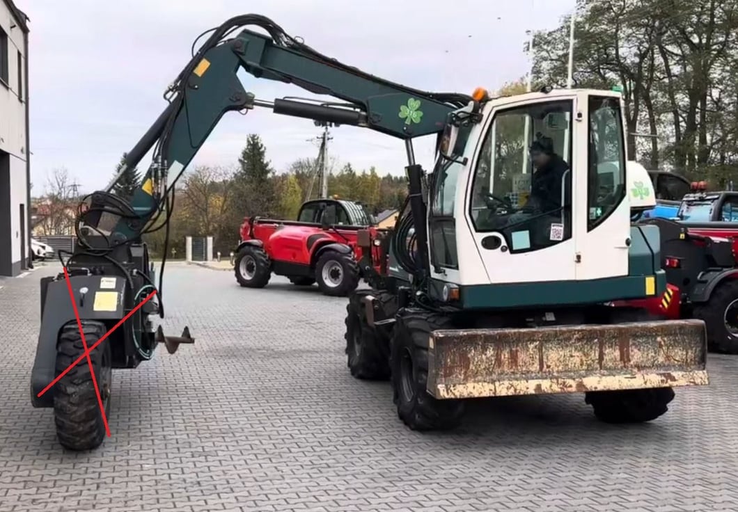 2015 Gallmac TG12 Wheel Excavator