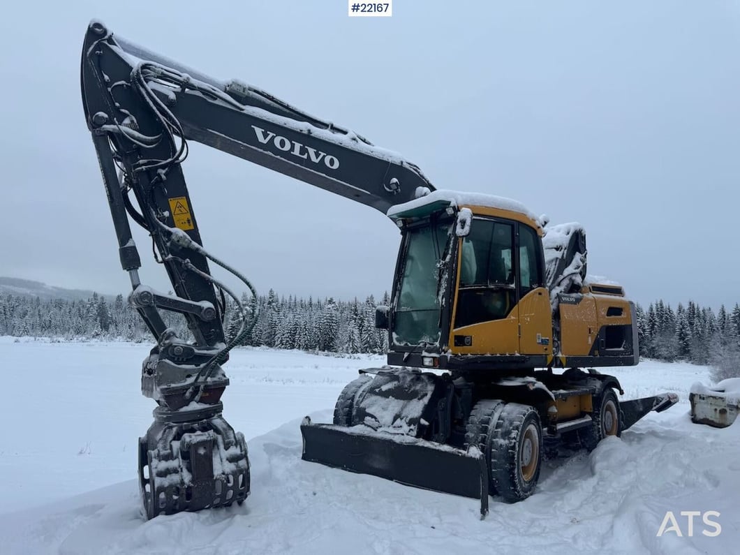 2014 Volvo EW160D Wheel Excavator