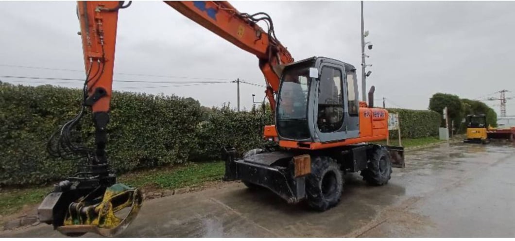 2002 New Holland EX165W Wheel Excavator