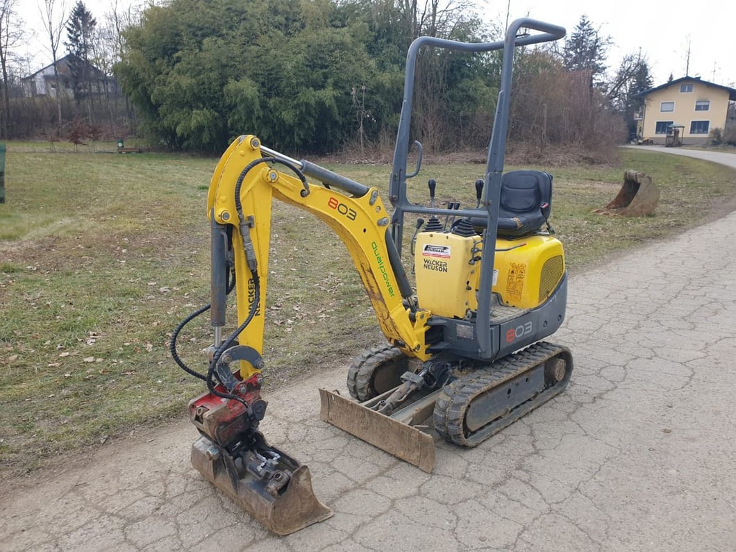2017 Wacker Neuson 803 Mini Excavator