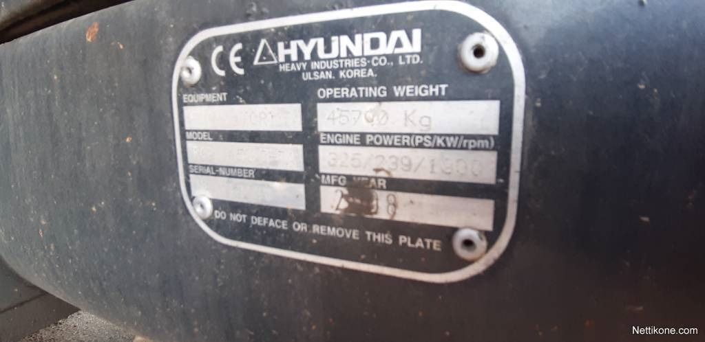2008 Hyundai R450LC-7A Crawler Excavator