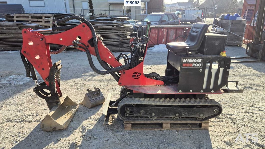 2020 Springer MAX PRO-E Mini Excavator