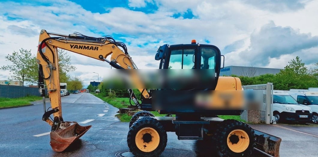 2020 Yanmar B95W Wheel Excavator