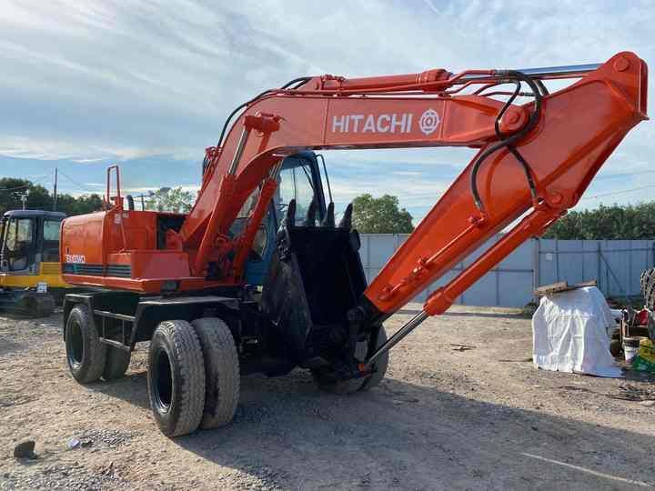 2022 Hitachi EX100WD Wheel Excavator