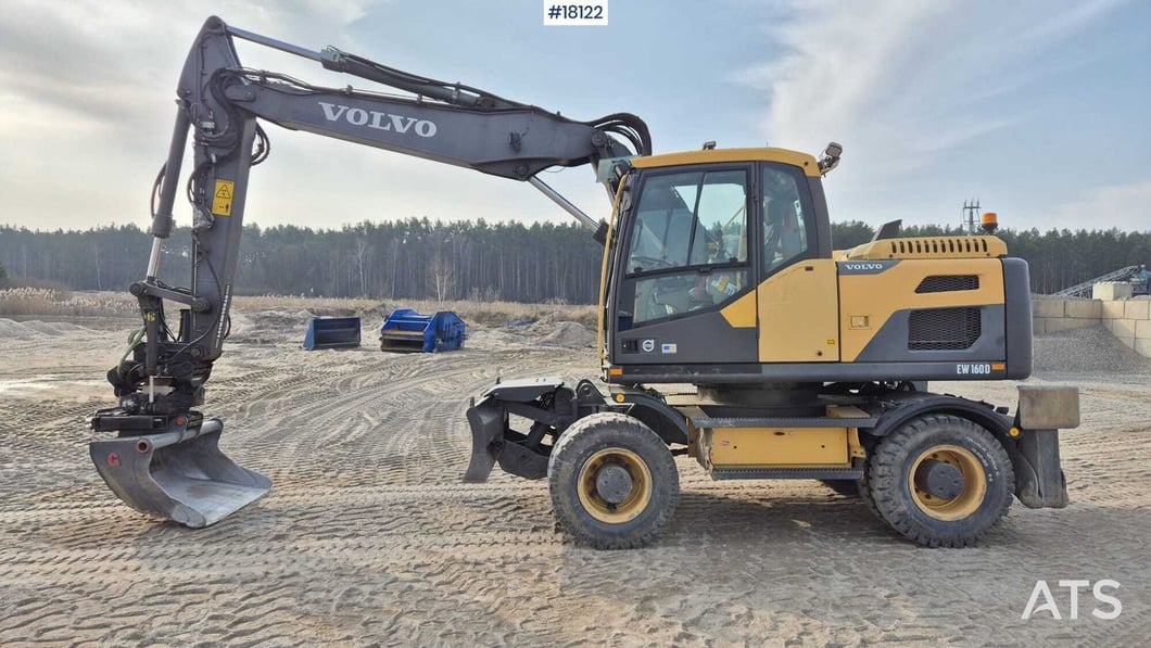 2014 Volvo EW160D Wheel Excavator