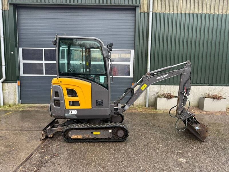 2017 Volvo EC18D Mini Excavator