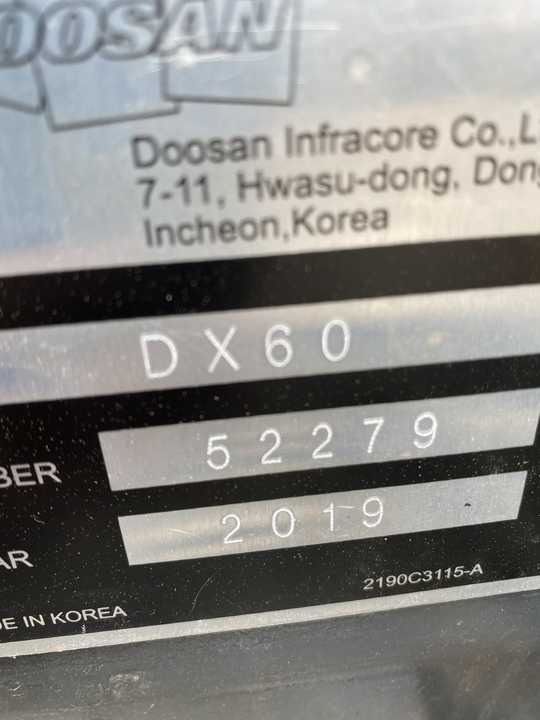 2018 Doosan DH55 Crawler Excavator