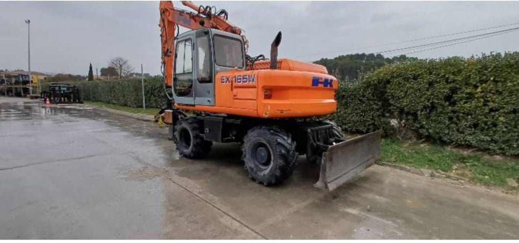 2002 New Holland EX165W Wheel Excavator