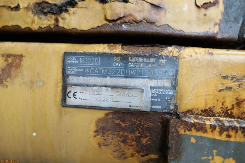 2008 Caterpillar M322D Material Handler