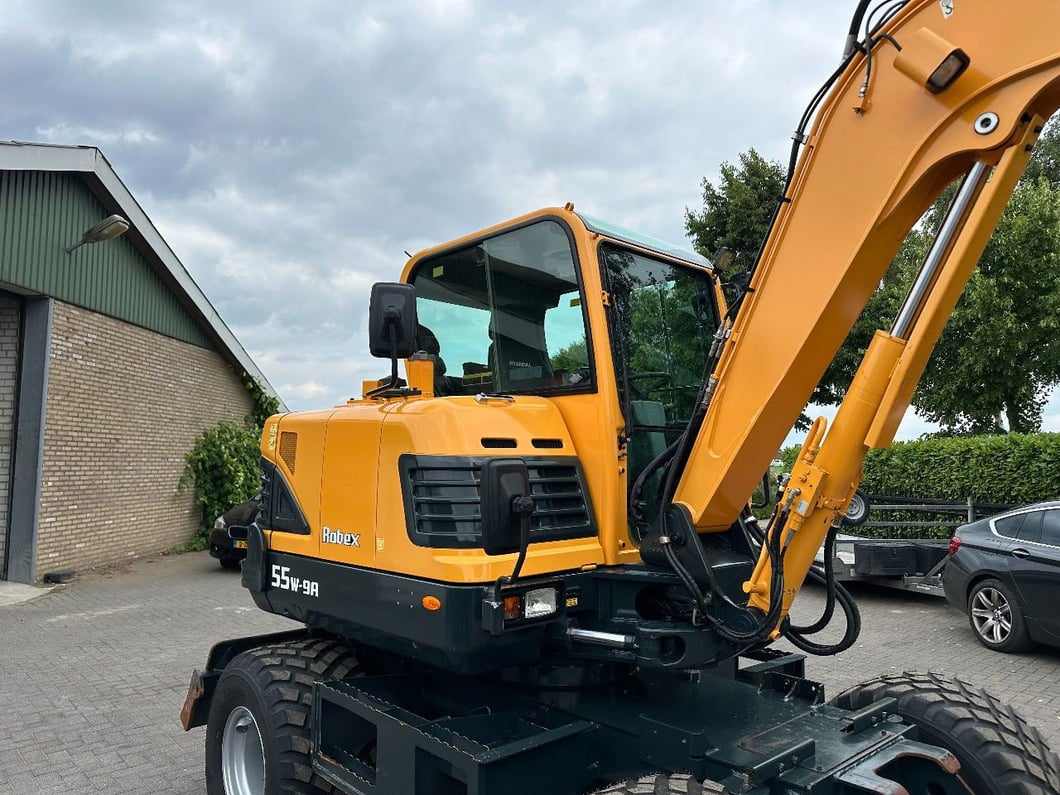 2018 Hyundai R55W-9A Wheel Excavator