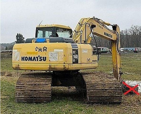 2004 Komatsu PC160LC-7K Crawler Excavator