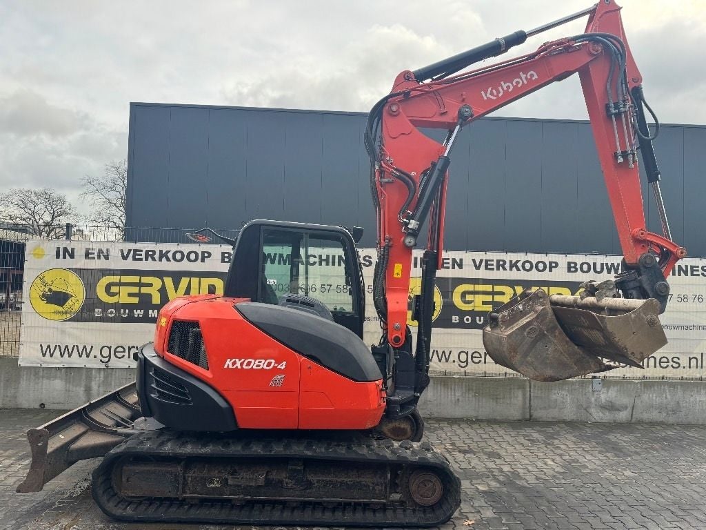 2015 Kubota KX080-4 Mini Excavator