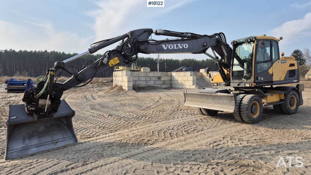 2014 Volvo EW160D Wheel Excavator