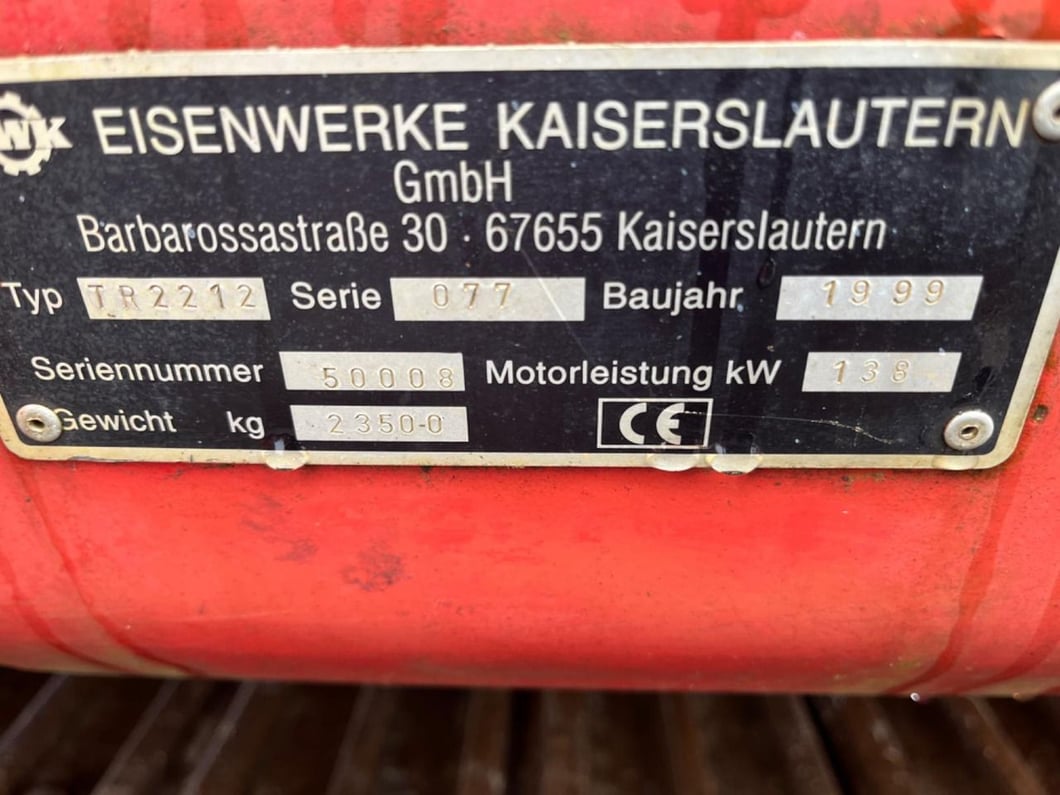 1999 EWK TR 2212 Crawler Excavator