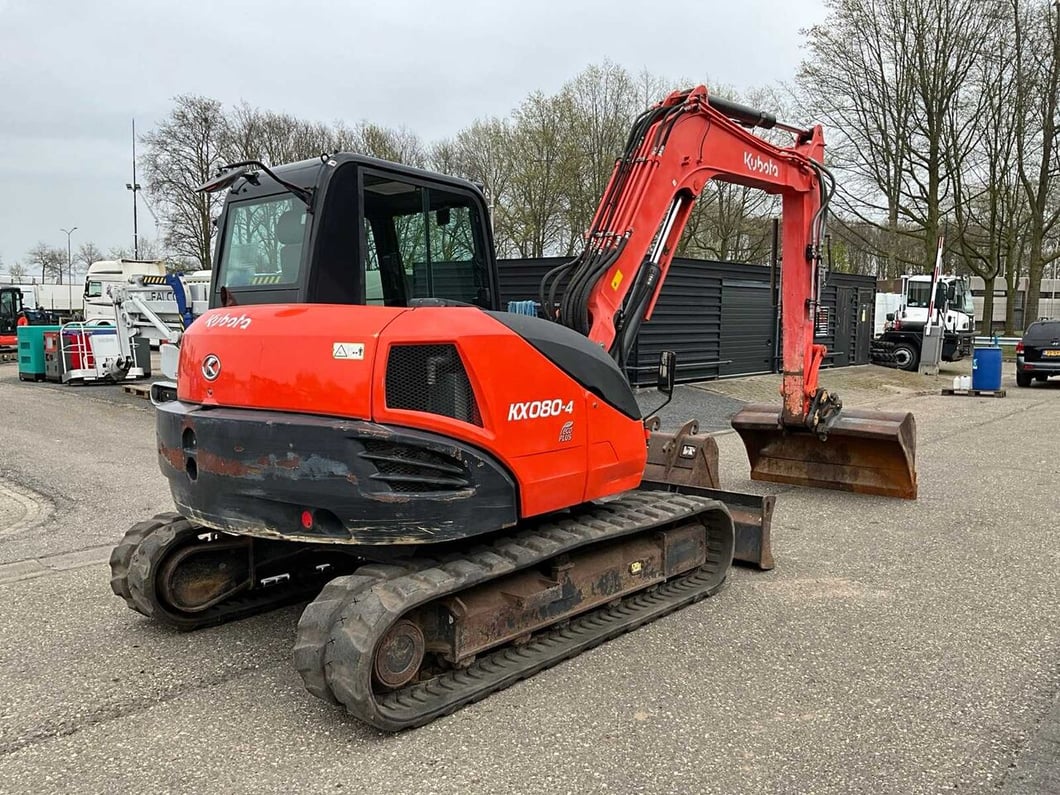 2015 Kubota KX080-4 Mini Excavator