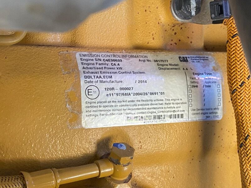 2014 Caterpillar M313D Wheel Excavator