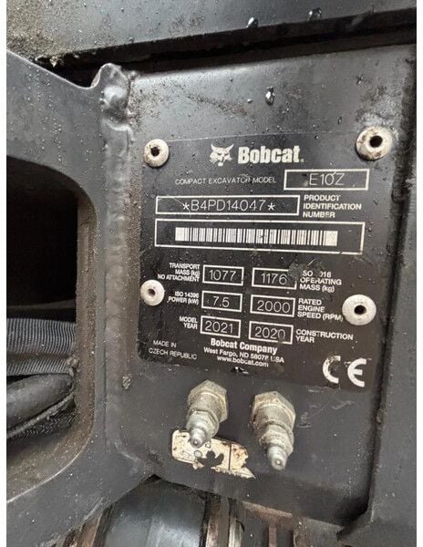 Bobcat E10Z Mini Excavator