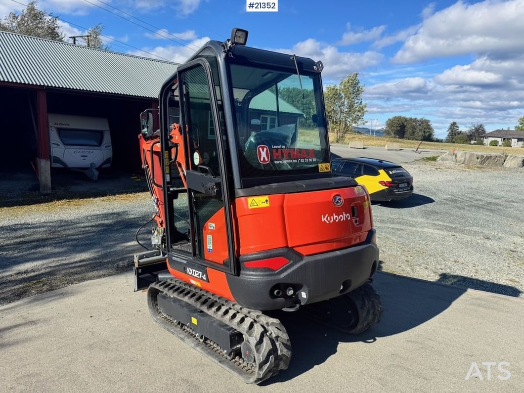 2022 Kubota KX027-4 Mini Excavator