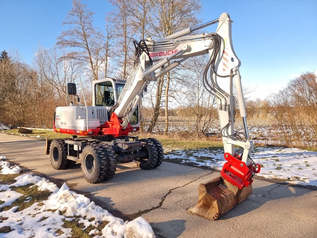 2013 Takeuchi TB175 W Wheel Excavator