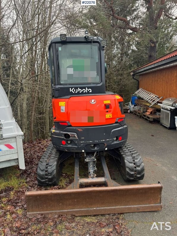 2020 Kubota U36-4 Mini Excavator