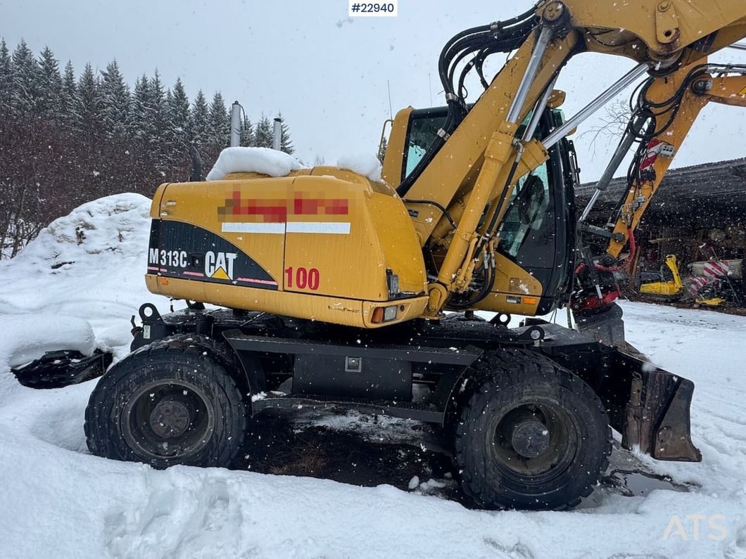 2005 Caterpillar M313C Wheel Excavator