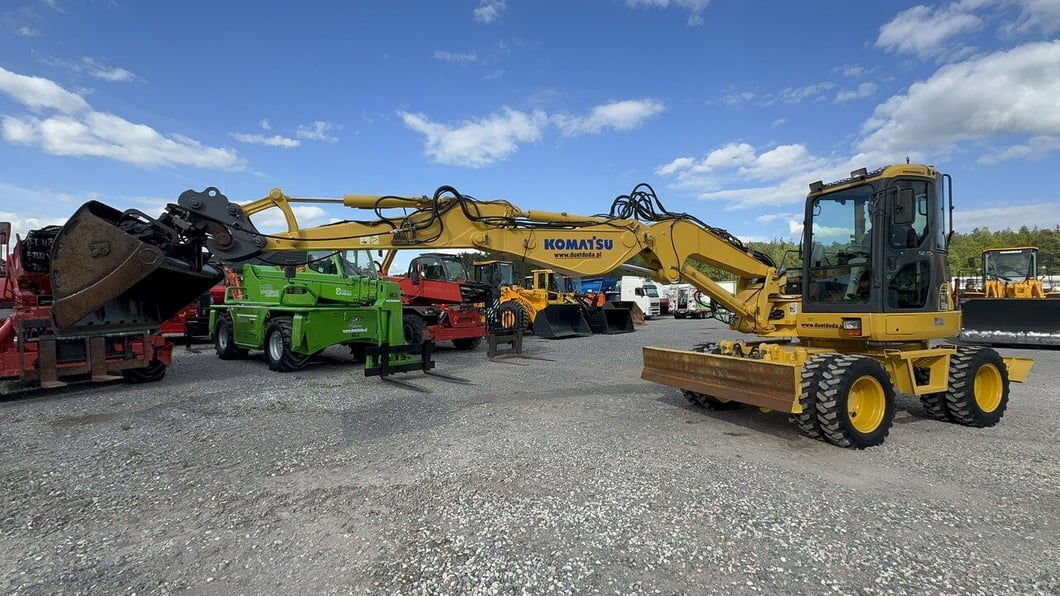 2009 Komatsu PW98MR-8 Wheel Excavator