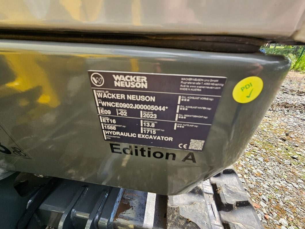 2023 Wacker Neuson ET16 Mini Excavator