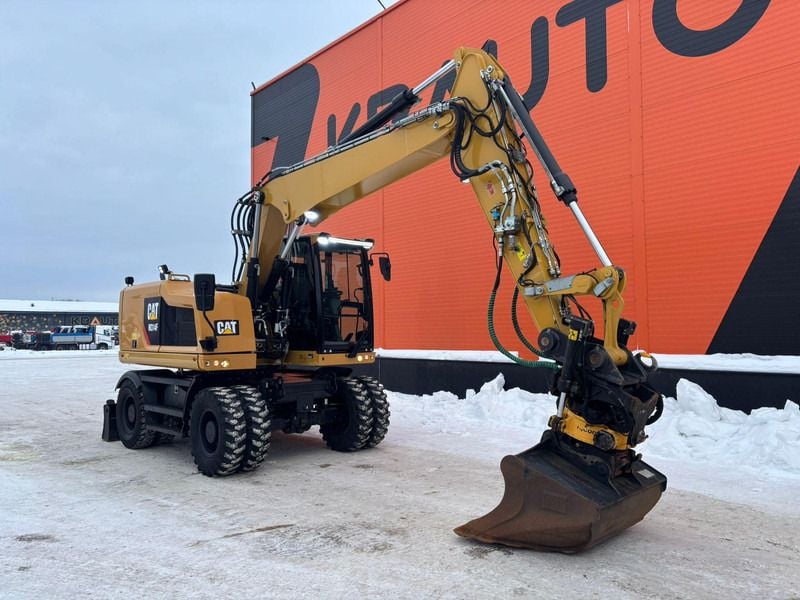 Caterpillar M 314 F Tiltrotator / Central Lubrication / AC / Trailer Robus YEAR 2017