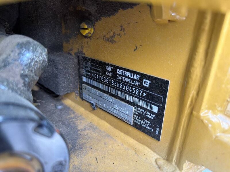 2021 Caterpillar 301.8 Mini Excavator
