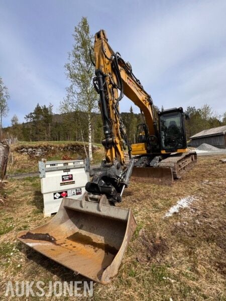Excavator 2022 Cat 313 Next Gen Gravemaskin - Xsite PRO GPS - CAT TRS 14 Tiltrotator - Pusskuffe - Smalskuffe