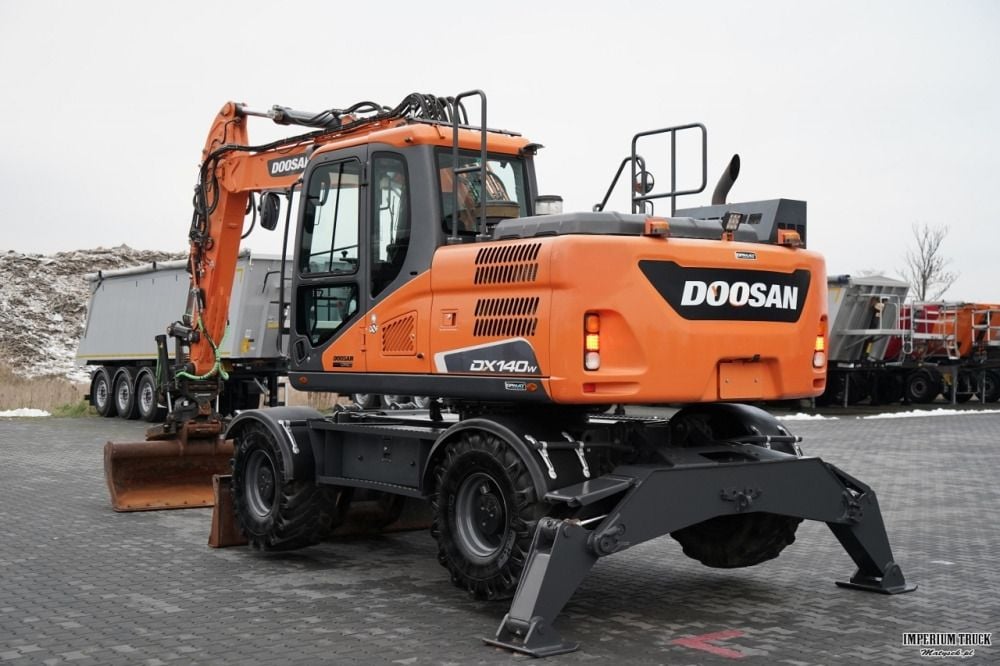 2019 Doosan DX140W Wheel Excavator