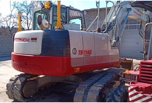 2015 Takeuchi TB1140 Crawler Excavator