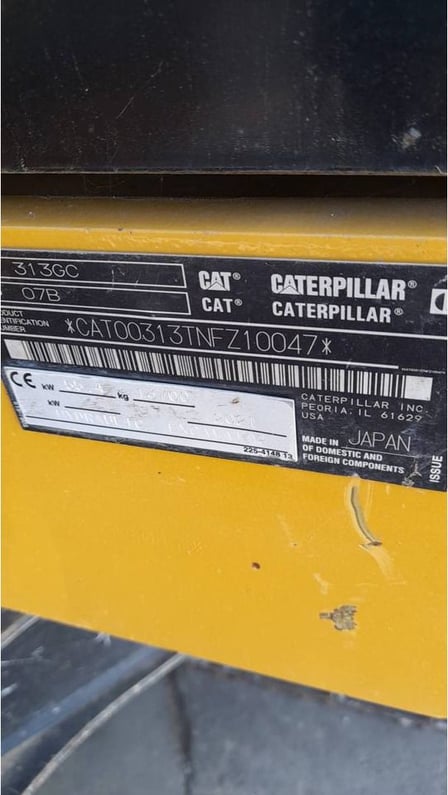 2021 Caterpillar 313-07GC Crawler Excavator