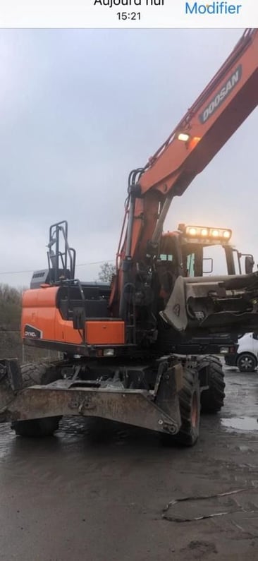 2019 Doosan DX140W-5 Wheel Excavator