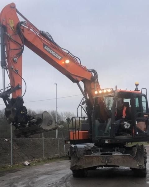 2019 Doosan DX140W-5 Wheel Excavator
