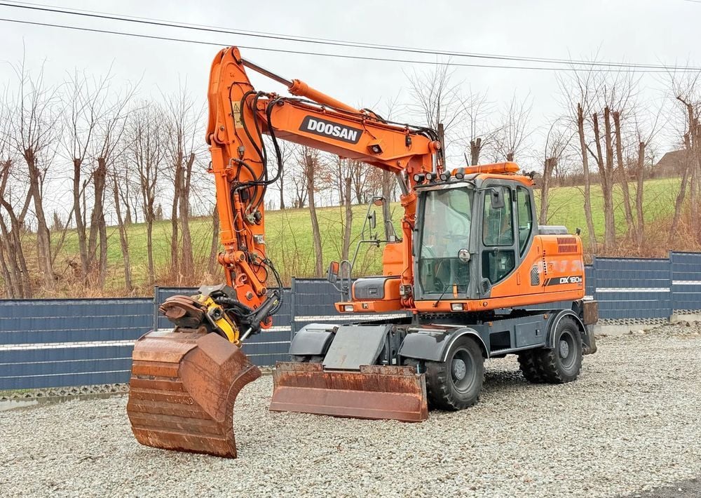 2012 Doosan DX160W Wheel Excavator