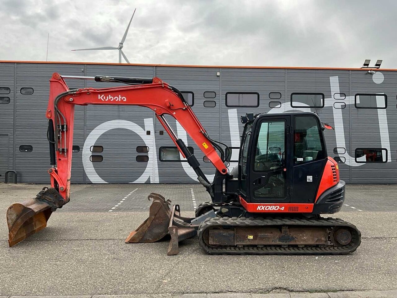 2015 Kubota KX080-4 Mini Excavator